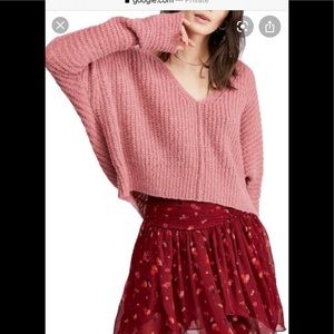 FREE PEOPLE MOONBEAM OVERSIZED SWEATER - NWT